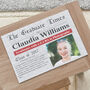 Personalised Newspaper Style Graduation Puzzle, thumbnail 2 of 2