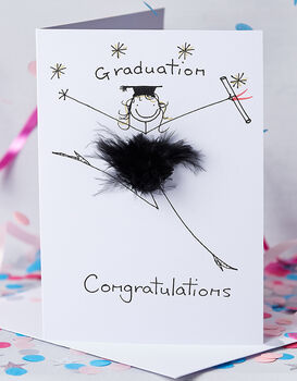 Personalised 3D Graduation Congratulations Card, 4 of 5
