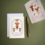 Personalised Santa And Elves Mouse Christmas Card, thumbnail 6 of 7