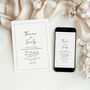 Love Is This 10 Wedding Invitations And 10 Details Cards Set, thumbnail 5 of 5