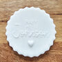 Personalised Baby Shower Debosser Cookie Stamp Cake Toppers, thumbnail 1 of 6