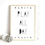 Play All Day Print, thumbnail 2 of 2