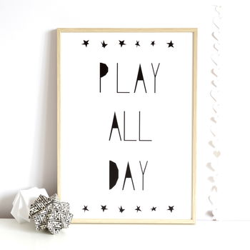 Play All Day Print, 2 of 2