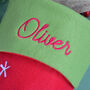 Personalised Christmas Gingerbread Man Stocking, thumbnail 2 of 4