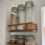 Handmade Copper Kitchen Shelves, With Storage Jars, thumbnail 3 of 8