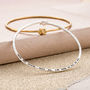 Personalised Tie The Knot Slim Bangle, thumbnail 6 of 12