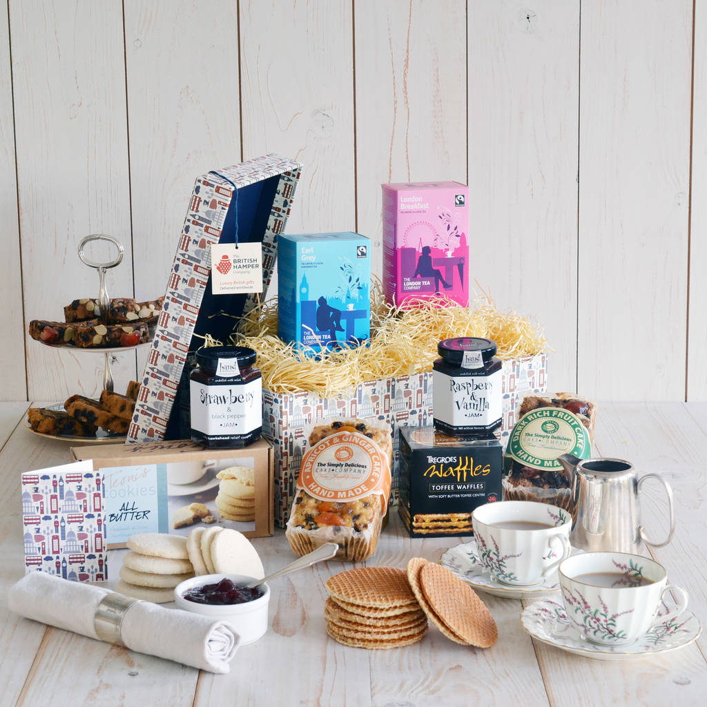 afternoon tea hamper by the british hamper company