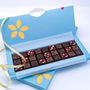 A Gift Box Of Solid Decorated Dark Chocolates, thumbnail 1 of 5