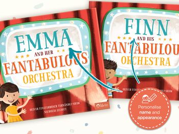 Personalised Kid's Book 'My Fantabulous Orchestra', 2 of 7
