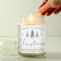 Personalised Sending You Love Christmas Candle, thumbnail 6 of 7