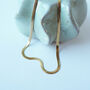 Gold Flat Snake Necklace – 18 K Gold Plated Waterproof Chain, thumbnail 3 of 8