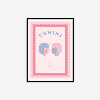 Children's Gemini Zodiac Print, 6 of 7