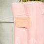 Personalised Large Pink Welly Boot Planter, thumbnail 4 of 8