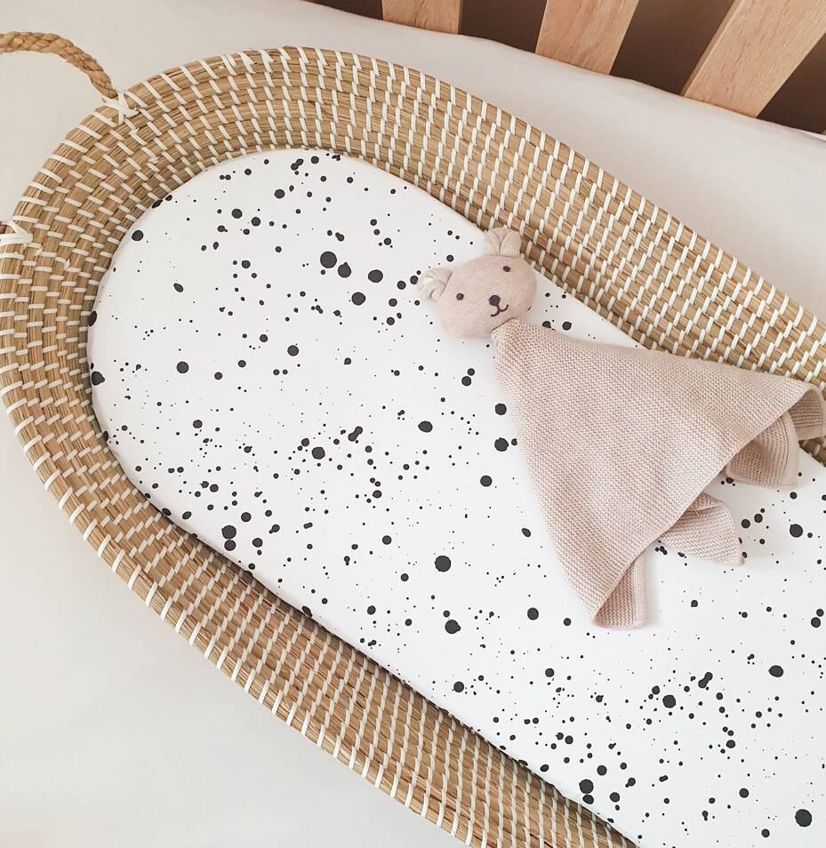 Speckle Basket Changing Mat By Little Duo