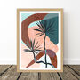 Terrazzo Abstract Palm Tree Art Print, thumbnail 4 of 7