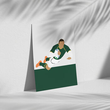 Bryan Habana South Africa Rugby Poster, 3 of 4