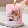 Personalised Friendship Photo Candle, thumbnail 1 of 3