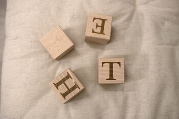Personalised Wooden Blocks, 6 of 9