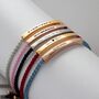 Engraved Rope Bar Bracelet, thumbnail 5 of 12