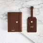 Personalised Passport Holder And Luggage Tag Set, thumbnail 5 of 6