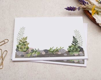 A5 Terrarium Letter Writing Paper And Envelopes, 3 of 6