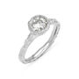 'Aria' Round Diamond 9ct Gold Solitaire Engagement Ring, thumbnail 3 of 6