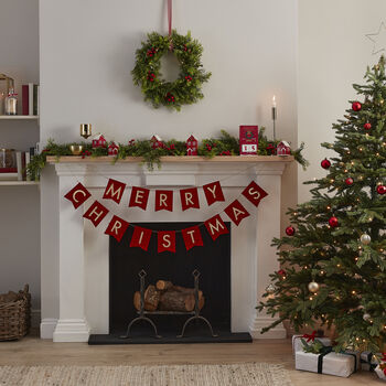 Red Berry Foliage Christmas Garland, 3 of 3
