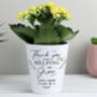 Personalised Thank You For Helping Me Grow Plant Pot, thumbnail 1 of 3