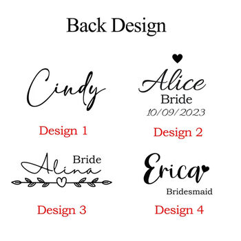 Personalised Bridesmaid Bride Feather Robe,Wedding Party Robe Bridal Pyjamas, 4 of 6