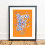 Personalised Floral Initial Print, thumbnail 6 of 11