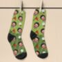 Personalised Golf Course Face Photo Socks, thumbnail 3 of 4