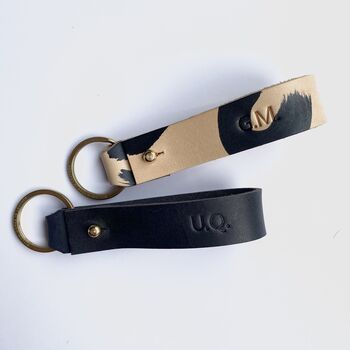 Personalised Leather Keyring, 10 of 10