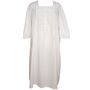 Ladies White Nightdress With Broderie Anglaise 'Eliza', thumbnail 4 of 4