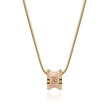 Initial Pendant And Chain In Gold Silver Or Rose Gold, 10 of 12
