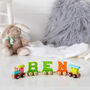 Personalised New Baby Wooden Name Train, thumbnail 11 of 12