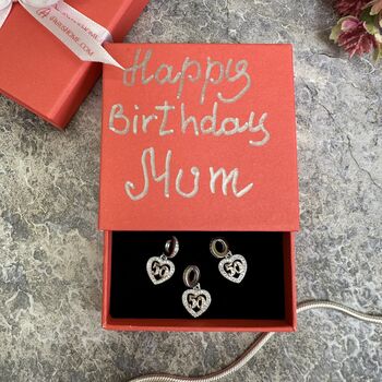 50th Birthday Charm Personalised Silver Bracelet Gift, 3 of 9
