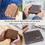 Personalised Handmade Buffalo Leather Billfold Wallet, thumbnail 4 of 10