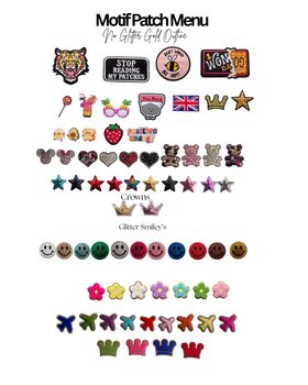 Personalised Small Patch Pouch With Four Patches Sewn On, 9 of 12