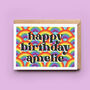 Personalised Rainbow Birthday Card, thumbnail 1 of 2