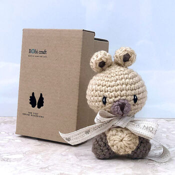 Personalised Baby's First Cot Teddy Bear Decoration, 7 of 12