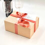 Personalised Linen Gift Box With Elegant Ribbon And Card, thumbnail 1 of 6