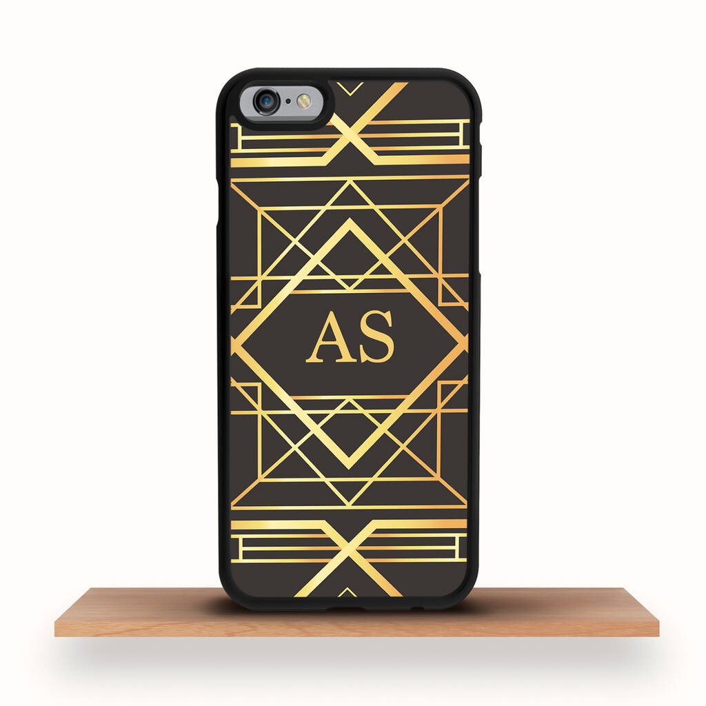 iPhone Case Art Deco Gold By Crank