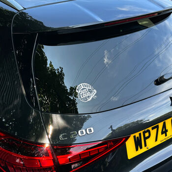 Not Fast Just Loud Car Decal Sarcastic Car Sticker, 3 of 10