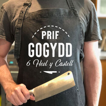 Personalised Welsh Head Chef Apron, 2 of 2