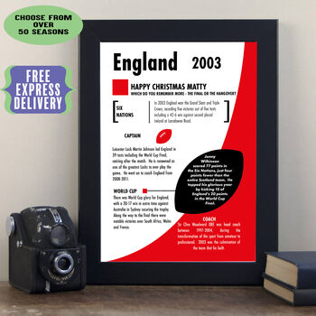 Personalised Christmas Gift For Rugby Fans, 2 of 4