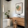 Nice Bum Print Bathroom Wall Art, thumbnail 4 of 5