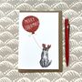 Tabby Cat Christmas Card, thumbnail 2 of 5