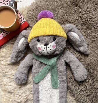 Rabbit Hot Water Bottle, 2 of 4