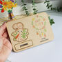 Pop Out Wooden Easter Bunny Card, thumbnail 3 of 11