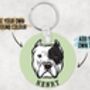 Personalised Pitbull Keyring, thumbnail 3 of 6